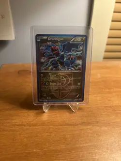 Druddigon Team Plasma BW80 Pokemon TCG Black & White Holo Rare LP - Image 1