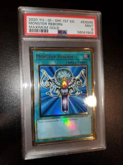 Yugioh 2020 Monster Reborn 1st Ed. MAGO-EN045 PSA 9 - Image 2