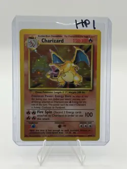 Charizard 4/102 Base Set Holo Rare Vintage 1999 WOTC Pokemon Card TCG HP - Image 1