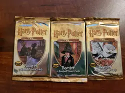 HARRY POTTER Trading Card Game Base set CCG booster packs 2001 WOTC 742818140294 - Image 1