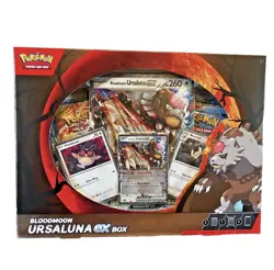 Pokemon Bloodmoon Ursaluna ex Box TCG Trading Card Game New Factory Sealed - Image 1
