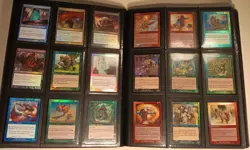 Vintage MTG Magic the Gathering All FOIL Card Binder Collection 360 Cards - Image 2