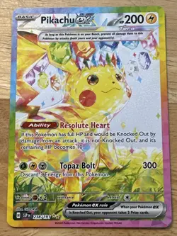 Pikachu ex - 238/191 - SIR Ultra Rare - Surging Sparks - NM/M - Pokemon Card - Image 1