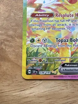 Pikachu ex - 238/191 - SIR Ultra Rare - Surging Sparks - NM/M - Pokemon Card - Image 4
