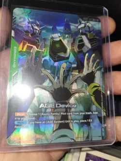 Gundam TCG Card Game Dual Impact GD02-103 R+ AGE Device Command Alt Art Rare NM - Image 2
