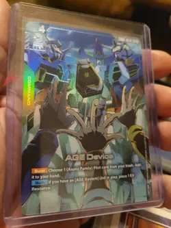 Gundam TCG Card Game Dual Impact GD02-103 R+ AGE Device Command Alt Art Rare NM - Image 3