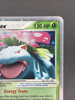 Venusaur ex 112/112 Holo Rare EX Fire Red & Leaf Green Pokemon Card LP - Image 3