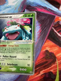 Venusaur ex 112/112 Holo Rare EX Fire Red & Leaf Green Pokemon Card - Image 3