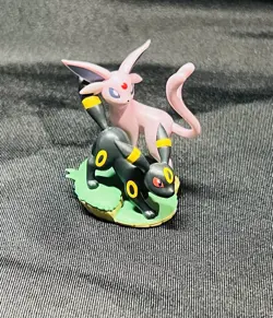 Pokemon Prismatic Evolutions Premium Figure Collection Espeon And Umbreon Figure - Image 1