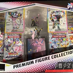 POKEMON PRISMATIC EVOLUTIONS PREMIUM FIGURE COLLECTION Umbreon Espeon Promo Box - Image 3