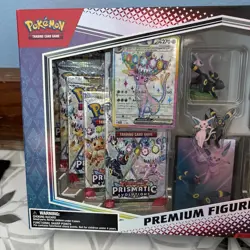 Pokemon Prismatic Evolutions Premium Figure Collection Sealed Umbreon Espeon - Image 2