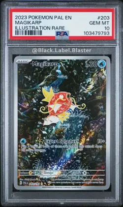 2023 Pokemon Pal EN Paldea Evolved Magikarp Illustration Rare 203 - PSA 10 - Image 1