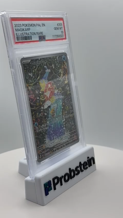 2023 Pokemon PAL EN-PALDEA EVOLVED #203 MAGIKARP ILLUSTRATION RARE PSA 10 - Image 2