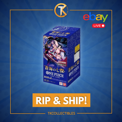[RIP & SHIP LIVE] One Piece OP-14 The Azure Sea's Seven Box OP14 Card Game Jap - Image 1