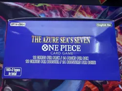 ONE PIECE CARD GAME THE AZURE SEA'S SEVEN BOOSTER BOX OP14 ENGLISH UNSEALED - Image 4