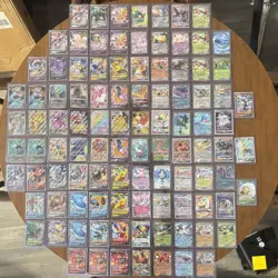 HUGE Pokemon Lot! 118 GX, EX, VMAX, V, And IR’s! NM Condition!! Potential PSA10! - Image 1
