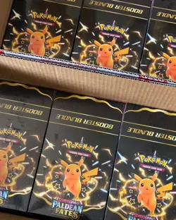 Pokemon TCG Scarlet & Violet Paldean Fates Booster Bundle Display Factory Sealed - Image 2