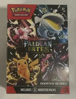 Pokemon TCG Scarlet & Violet Paldean Fates Booster Bundle Sealed Factory - Image 1