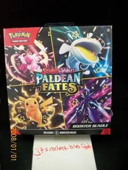 Pokemon Scarlet & Violet Paldean Fates Booster Bundle Box Factory Sealed - Image 1
