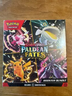 Pokemon Scarlet & Violet Paldean Fates Booster Bundle NEW FACTORY SEALED - Image 1