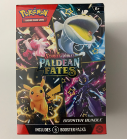 Pokemon TCG Scarlet & Violet Paldean Fates 6 Booster Pack Bundle Factory Sealed - Image 1