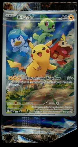 Pikachu NM Promo 027 Scarlet & Violet Promo (SVP) Pokemon TCG *Sealed* - Image 1