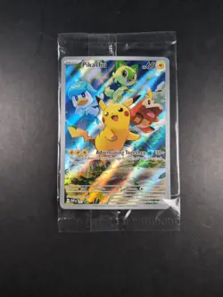 Pikachu NM Promo 027 Scarlet & Violet Promo (SVP) Pokemon TCG *Sealed* - Image 2