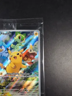Pikachu NM Promo 027 Scarlet & Violet Promo (SVP) Pokemon TCG *Sealed* - Image 3