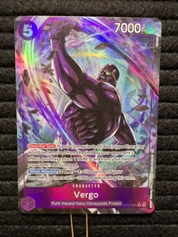 Vergo (Alternate Art) OP14-061 The Azure Sea's Seven Foil - Image 1
