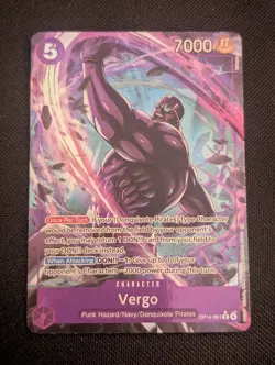 Vergo (Alternate Art) OP14-061 The Azure Sea's Seven Foil - Image 1