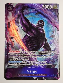 Vergo (Alternate Art) OP14-061 The Azure Sea's Seven Foil - Image 1