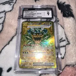 CGC 9 Teal Mask Ogerpon EX 221/167 Hyper Rare Pokemon Card - Image 3