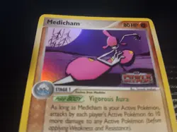 Medicham 34/108 EX Power Keepers Stamped Reverse Holo pokemon card tcg MP-LP - Image 3