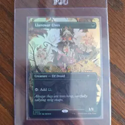 Llanowar Elves, 0012 Foil Secret Lair Encyclopedia, MTG NM - Image 1