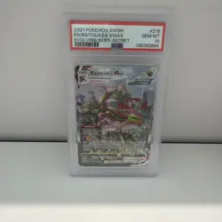 PSA 10 Rayquaza VMAX 218/203 Evolving Skies Alternate Art Secret Rare POKEMON - Image 2