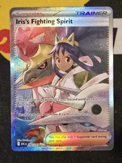 Pokemon TCG: Iris's Fighting Spirit SIR 292/217 - Ascended Heroes - NEAR MINT - Image 3