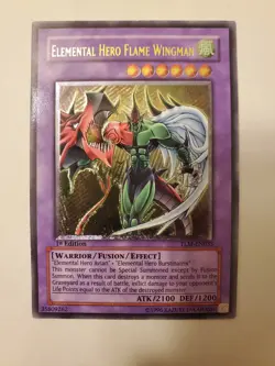Elemental HERO Flame Wingman (UTR) TLM-EN035 The Lost Millennium 1st Edition - Image 1