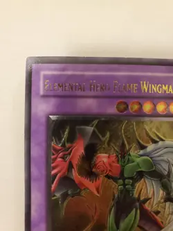 Elemental HERO Flame Wingman (UTR) TLM-EN035 The Lost Millennium 1st Edition - Image 2