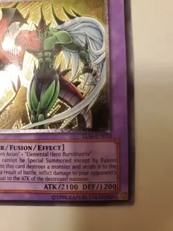 Elemental HERO Flame Wingman (UTR) TLM-EN035 The Lost Millennium 1st Edition - Image 4