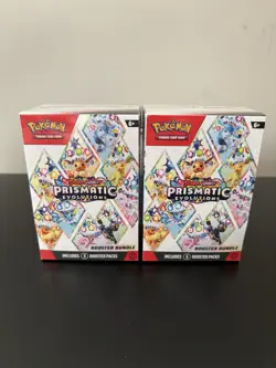 Pokemon TCG: Prismatic Evolutions - Booster Bundle - Lot of 2 - SEALED - Image 1