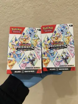 Pokemon TCG Prismatic Evolutions Booster Bundle Sealed x2 (Lot of 2) - Image 1
