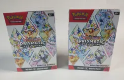 Pokemon TCG: New Scarlet Violet Prismatic Evolutions Booster Bundle - Lot of 2 - Image 1