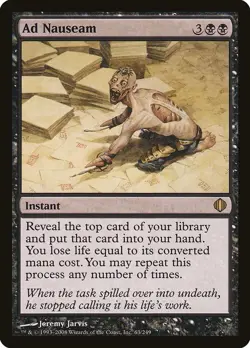 Ad Nauseam (Shards of Alara) - Regular - NM Magic: The Gathering - Image 1