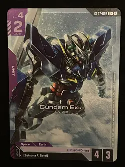 Gundam Exia C+ Alt ST07-002 Gundam TCG Card Foil Celestial Drive ENG - Image 1