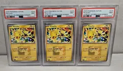 Pikachu 2025 Worlds Celebration WINNER Promo Pokemon SVP #225 PSA 9 - Image 1