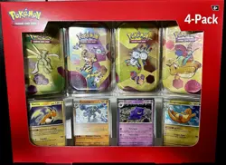 Pokemon 151 4 Mini Tins + 4 Promo Cards Bundle Sam’s Club - Factory Sealed - Image 1