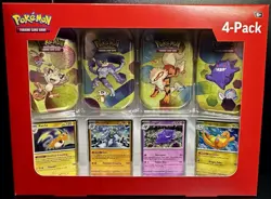 Pokemon 151 4 Mini Tins + 4 Promo Cards Bundle Sam’s Club - Factory Sealed - Image 1