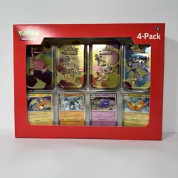 Pokemon 151 4 Pack Mini Tins + 4 Promo Cards Sam's Club Bundle - Sealed New - Image 1