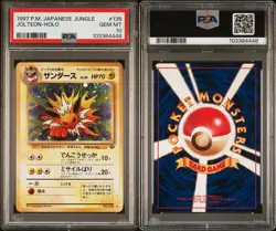1997 Pokemon Japanese Jungle Jolteon Holo #135 PSA 10 GEM MINT - Image 1