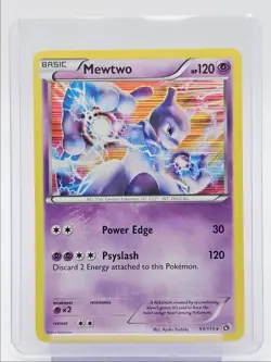 MEWTWO 2013 POKEMON BLACK & WHITE LEGENDARY TREASURES RARE HOLO 53/113 Q0107 - Image 1